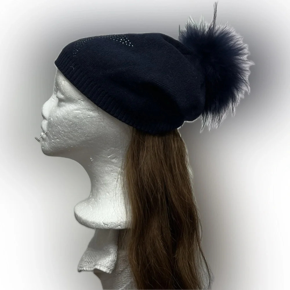 Navy beanie